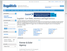 Tablet Screenshot of legalink.org