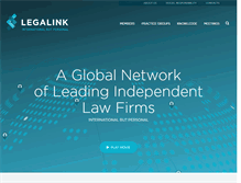 Tablet Screenshot of legalink.ch